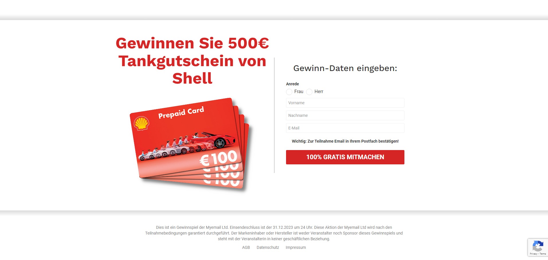 Affiliate program  Voucher - DE