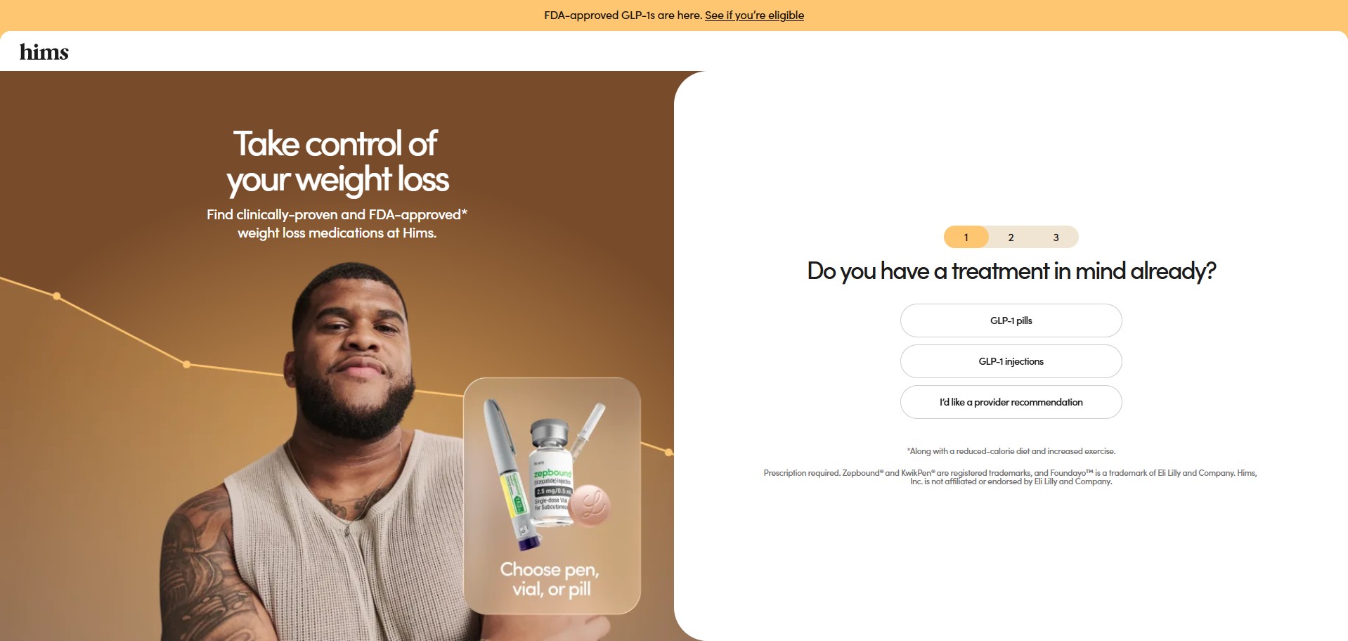 Hims Weight Loss · Home Page · (Telehealth)