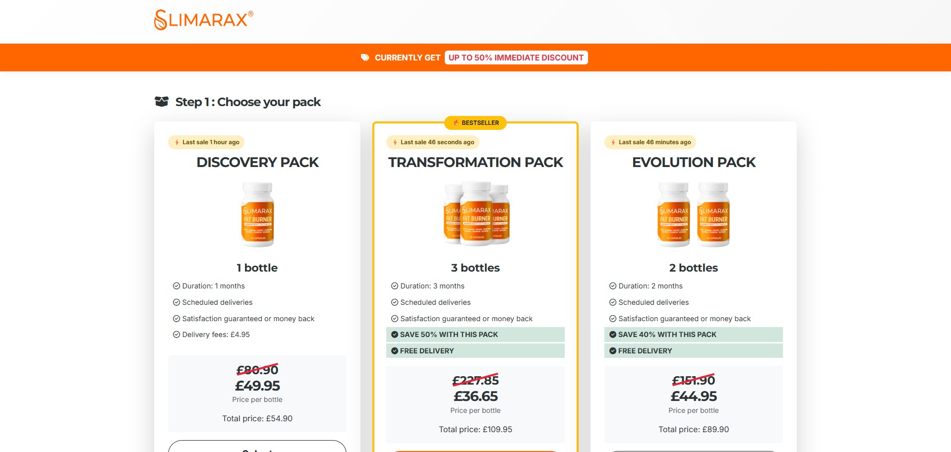Slimarax · Direct Checkout Link · (Nutra / Diet)