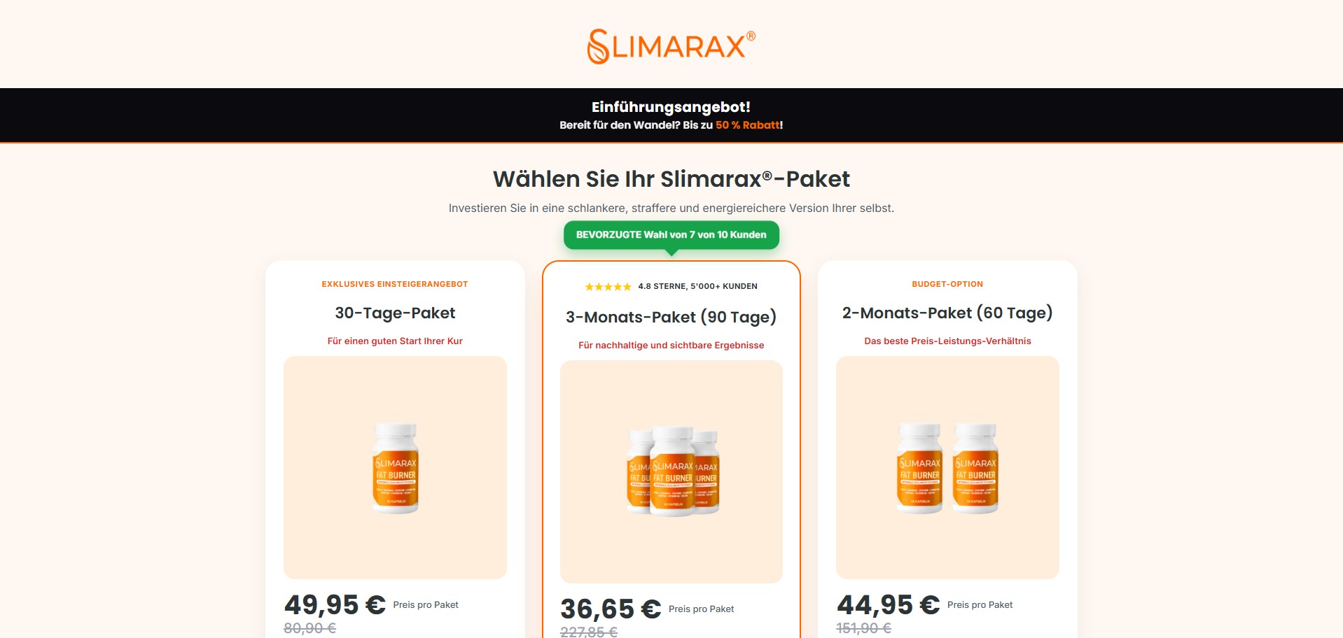 Slimarax · German Page · (Nutra / Diet)