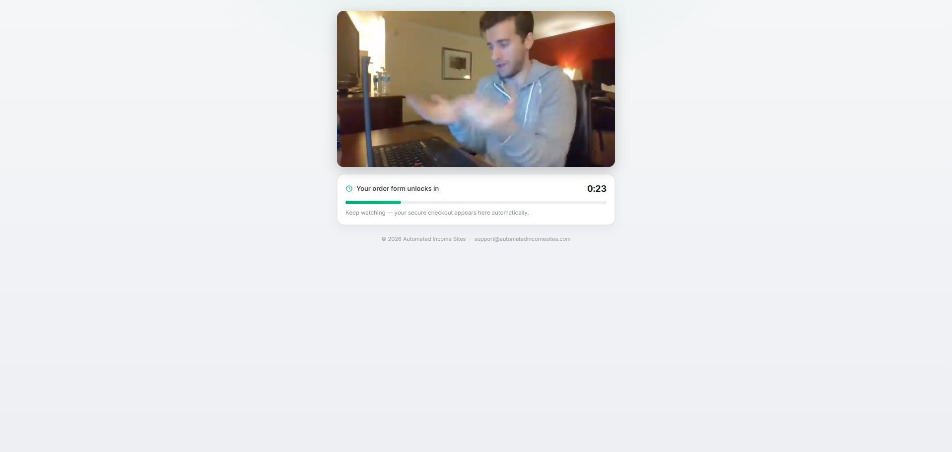 Automated Income Site · CTC $47.00 · VSL · V2 · (Biz Opp)